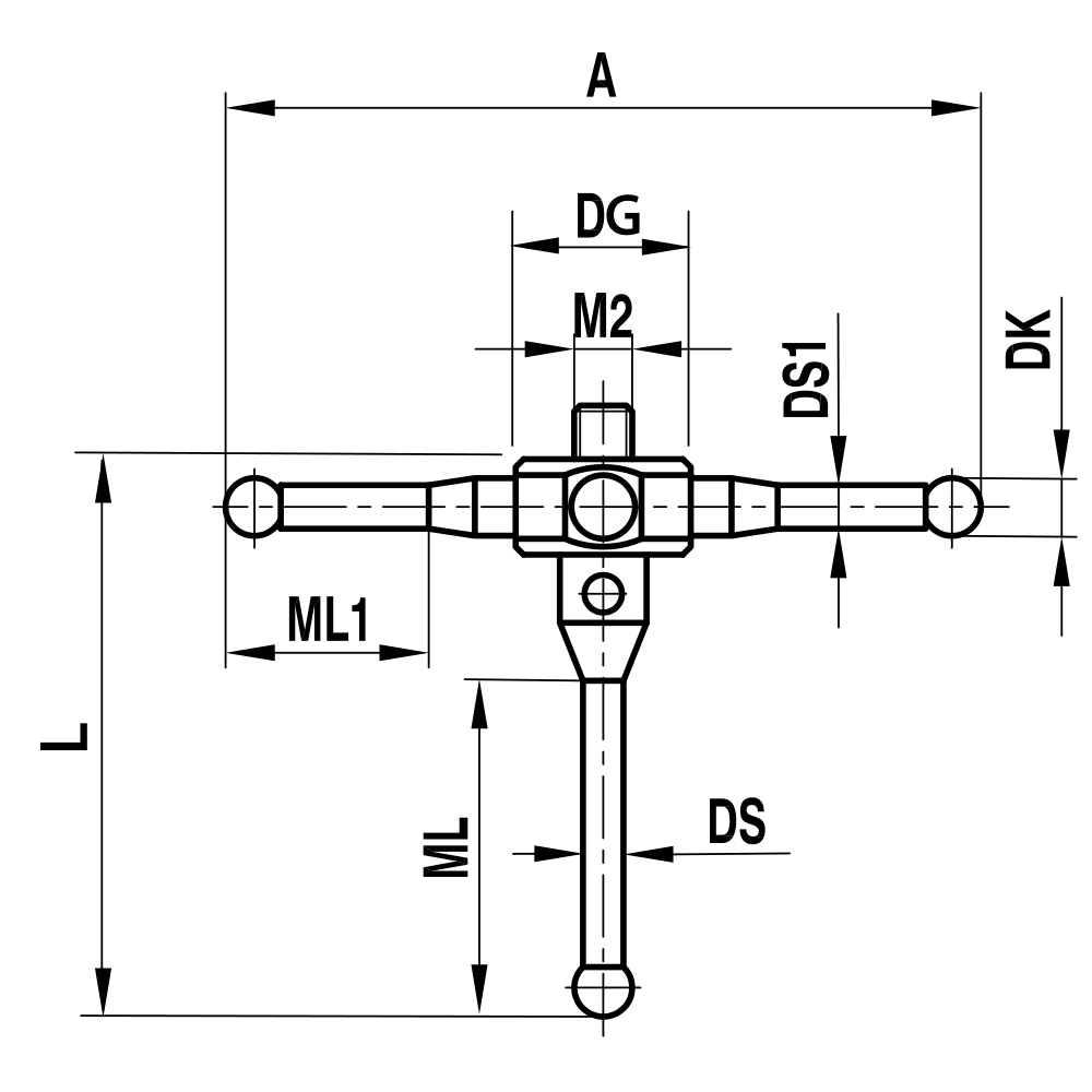 Drawing of product SI M2 020 05 032