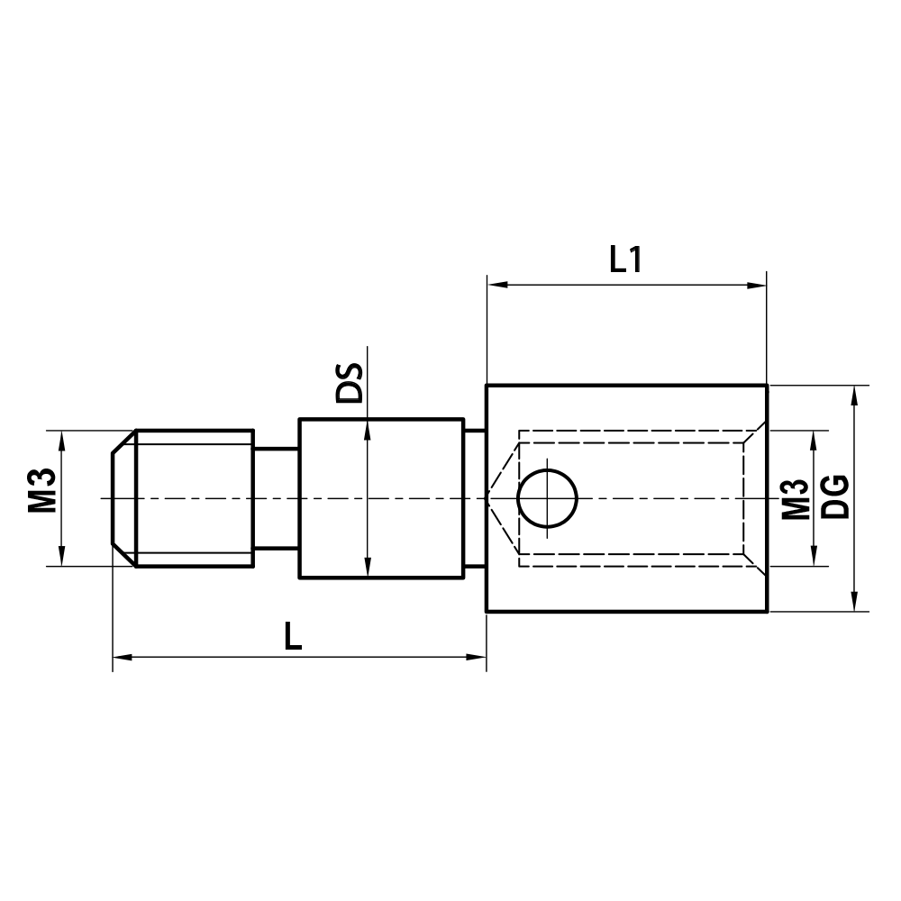 Drawing of product SI M3 M30 05 008