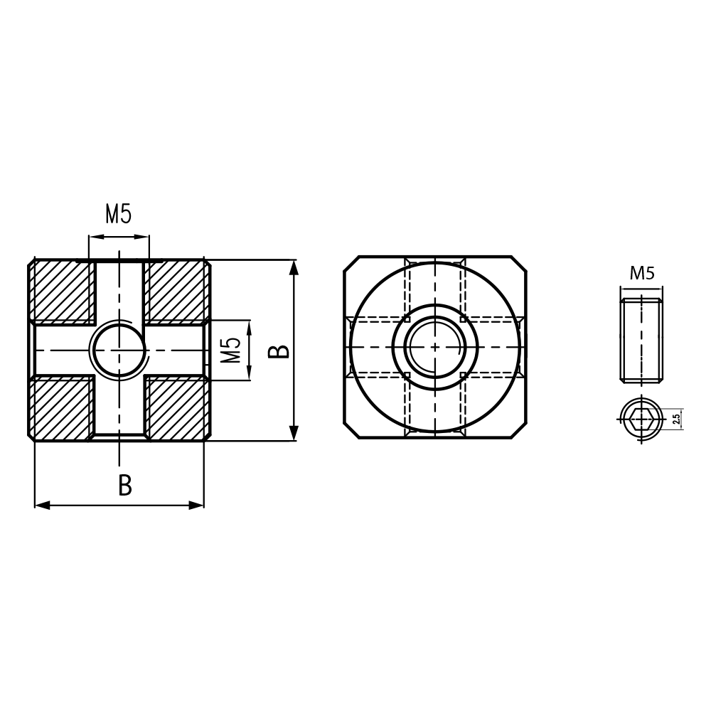 Drawing of product WT M5 000 20 000 OZ