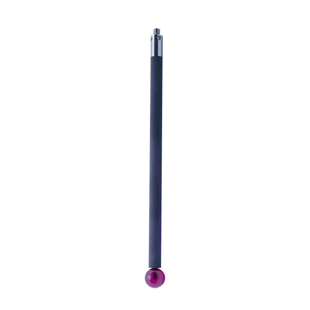 Straight Styli; base: titanium; stem: carbon fiber; ball: ruby