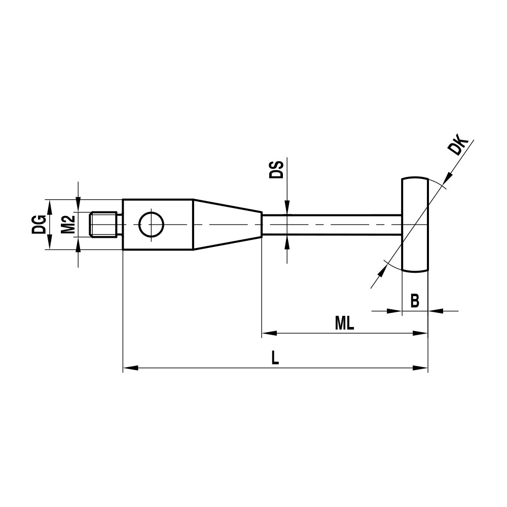Drawing of product KK M2 080 03 032