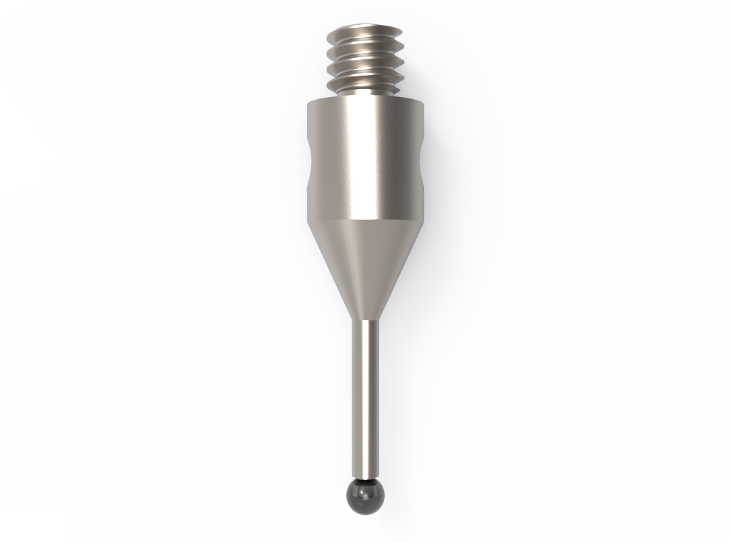 Straight Stylus; base: stainless steel; stem: stainless steel; ball: silicon nitride