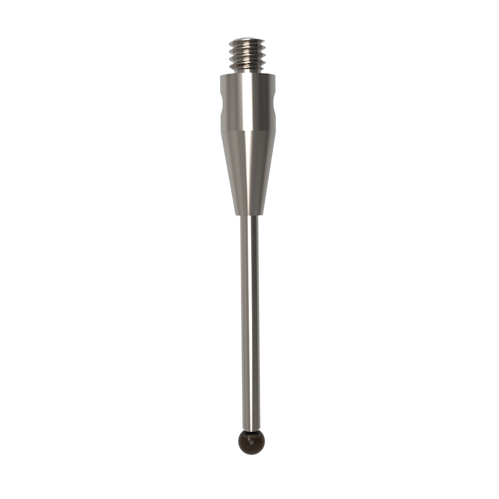 Straight Stylus; base: stainless steel; stem: carbide; ball: silicon nitride