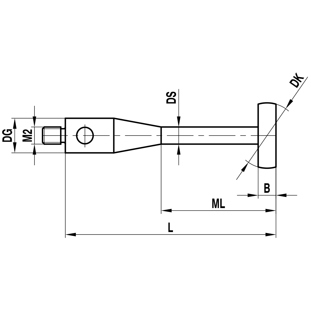 Drawing of product KI M2 050 03 015
