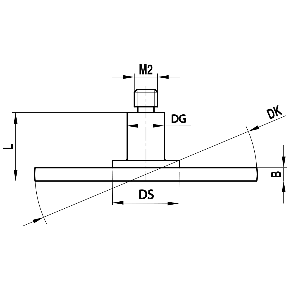Drawing of product KI M2 005 18 002