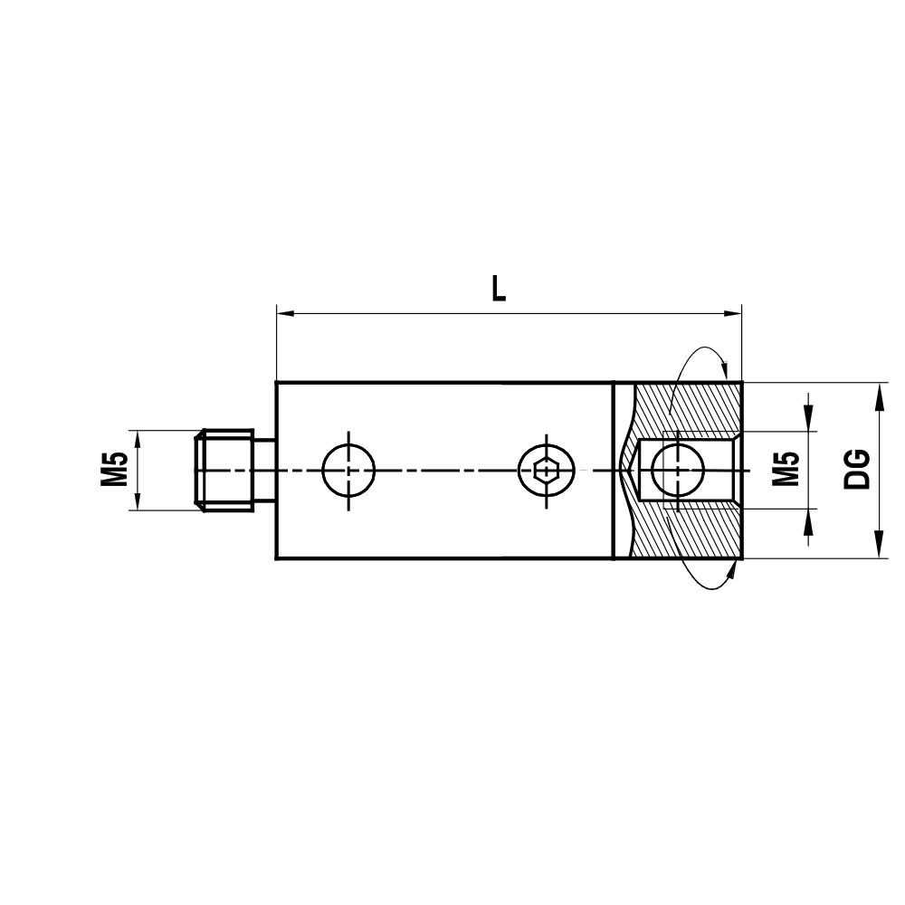 Drawing of product DT M5 000 18 030