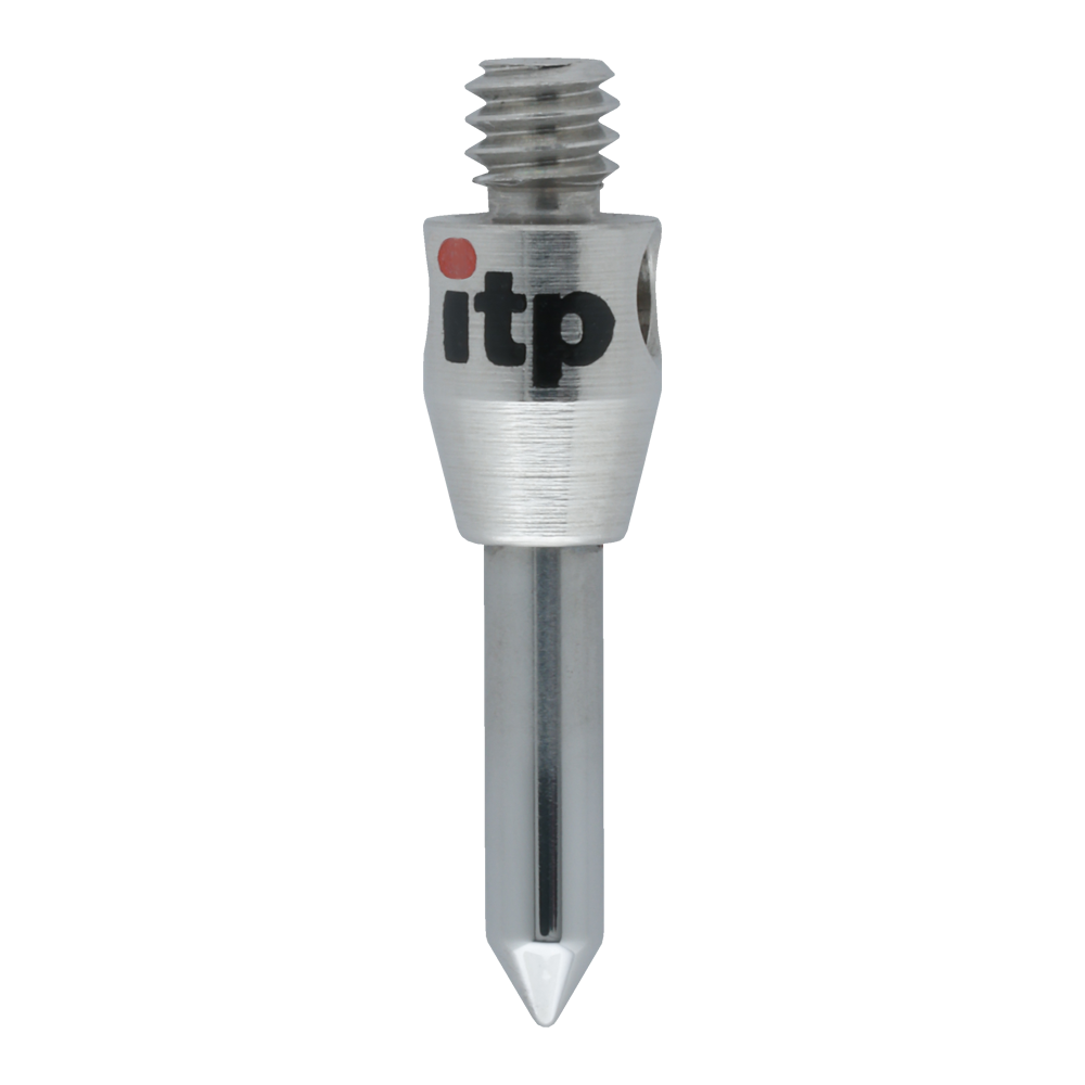 Straight Styli; base: stainless steel; stem: carbide