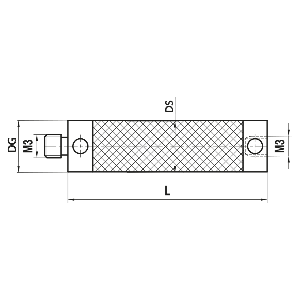 Drawing of product VC M3 000 05 025