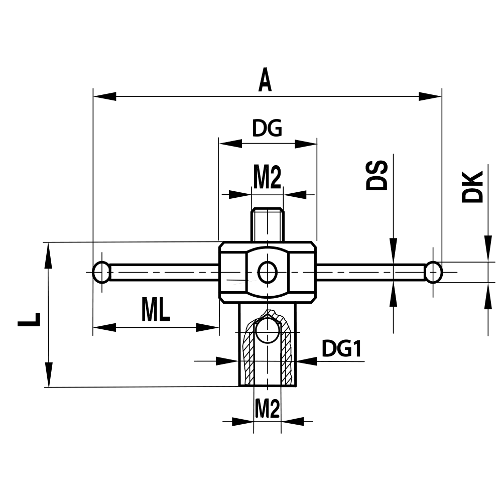 Drawing of product SI M2 010 05 021