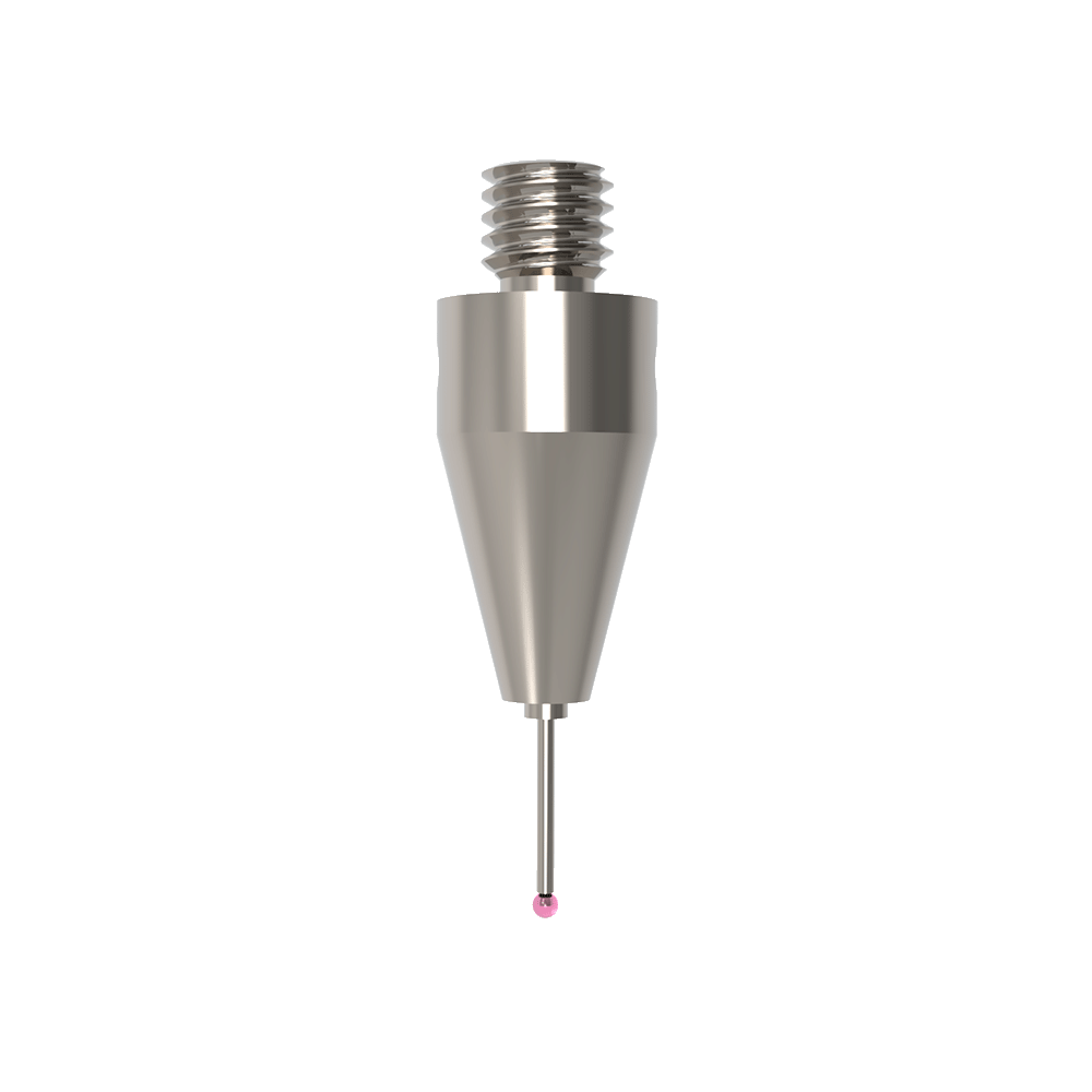 Straight Stylus; base: titanium; stem: carbide; ball: ruby