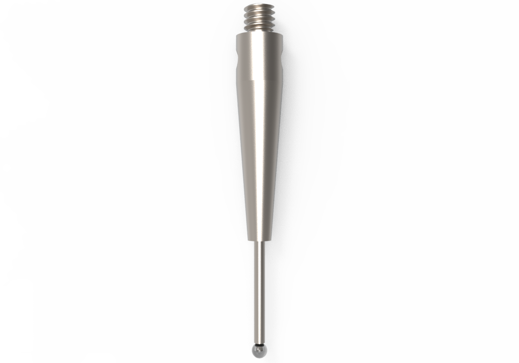Straight Stylus; base: stainless steel; stem: carbide; ball: silicon nitride